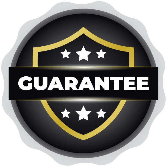 90-day money-back guarantee seal